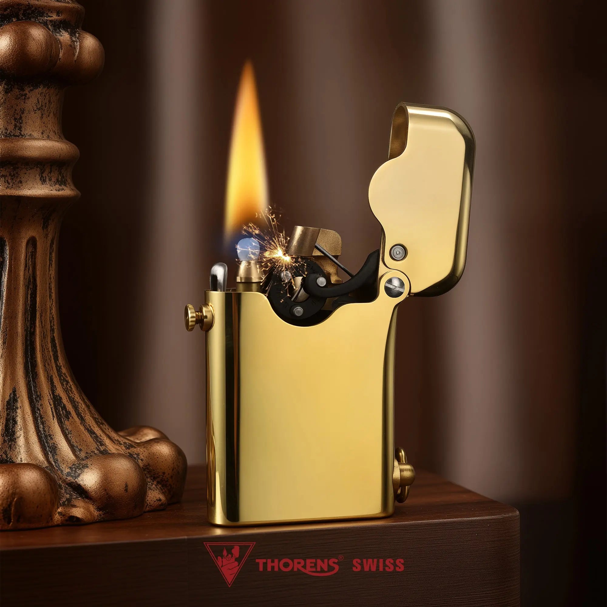 (NEW)Gen 1 - Single Claw - Glossy - Brass Finish THORENS