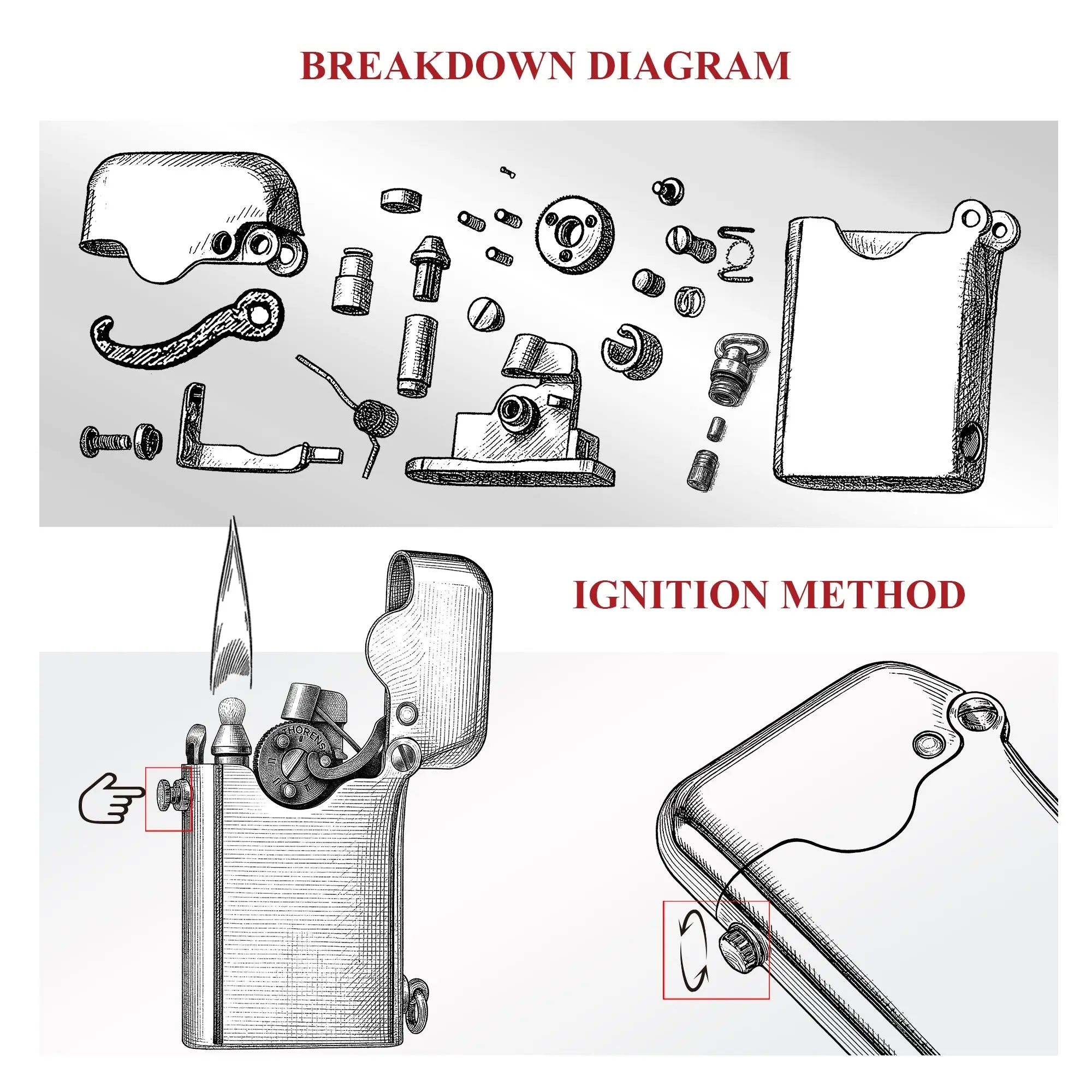 (NEW)Gen 1 - Single Claw - Glossy - Brass Finish THORENS