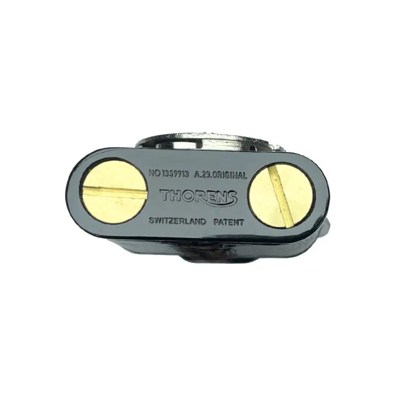 New Handcrafted Cowhide - Inlaid Movement - thorens lighter cigar lighter metal lighter brass lighter cool lighter lighter gift kerosene lighter classic lighter