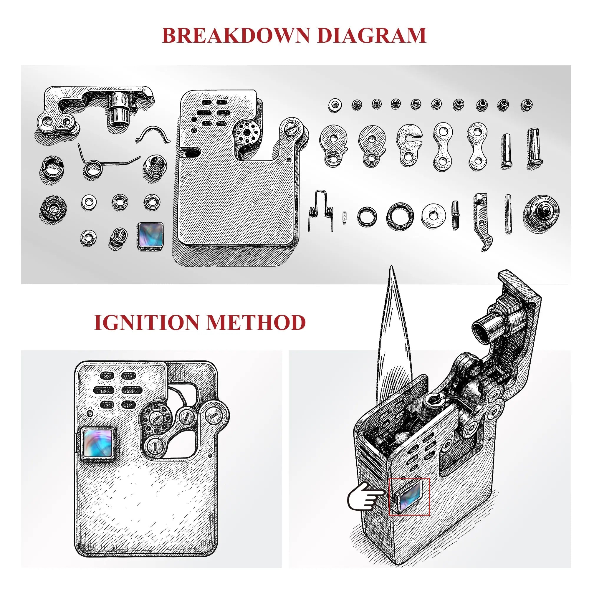 Ejection Lighter - Hollowing Machine THORENS