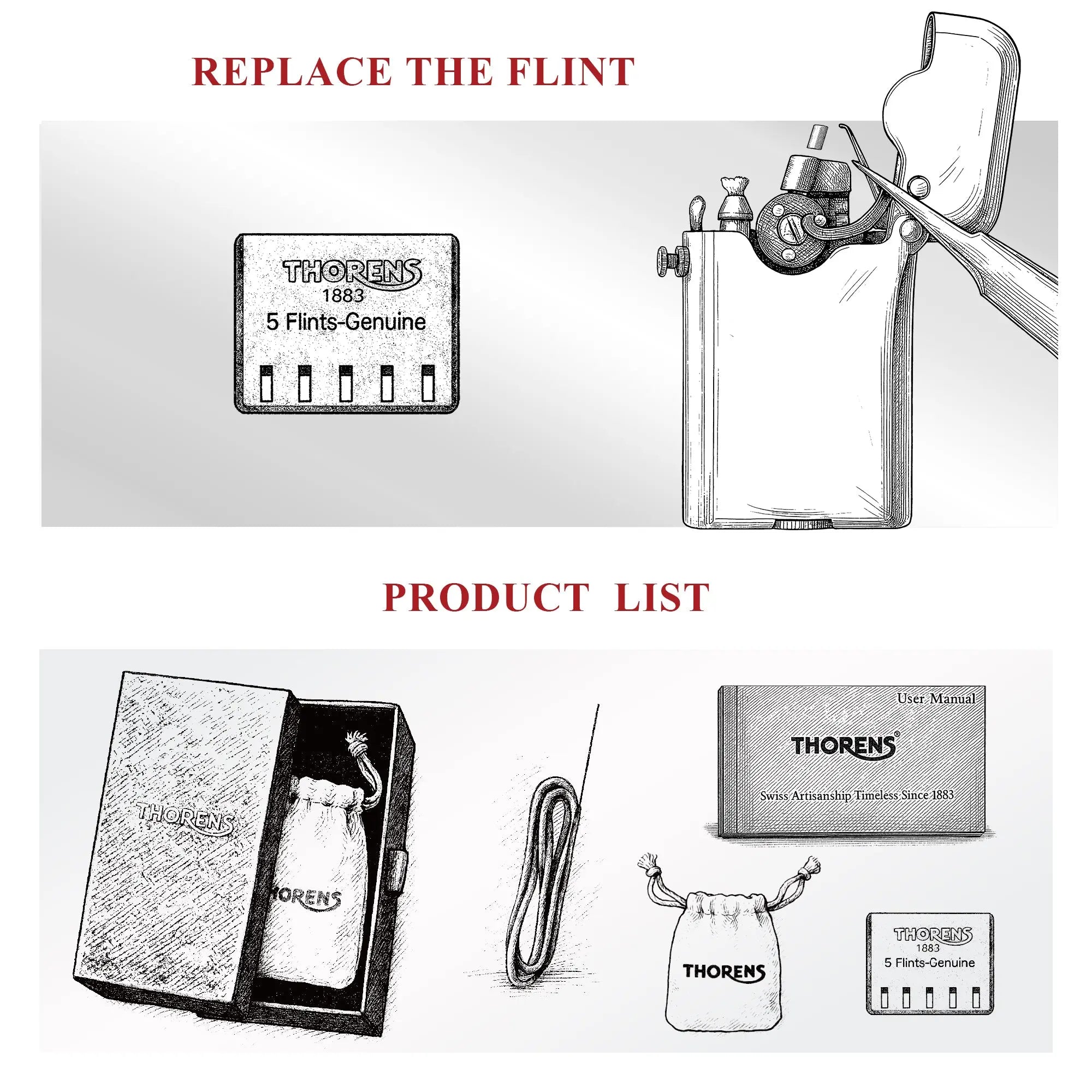 Gen 3 - Single Claw - Glossy (Bottom-fill) - Brass Finish THORENS