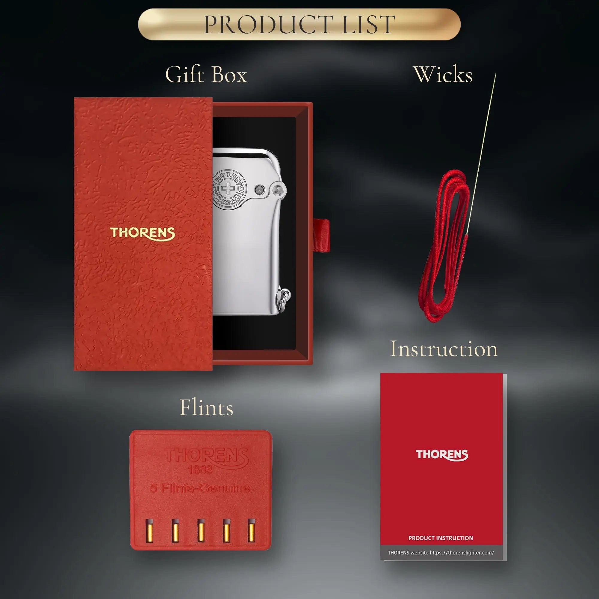 Single Claw Lighter - Silver THORENS