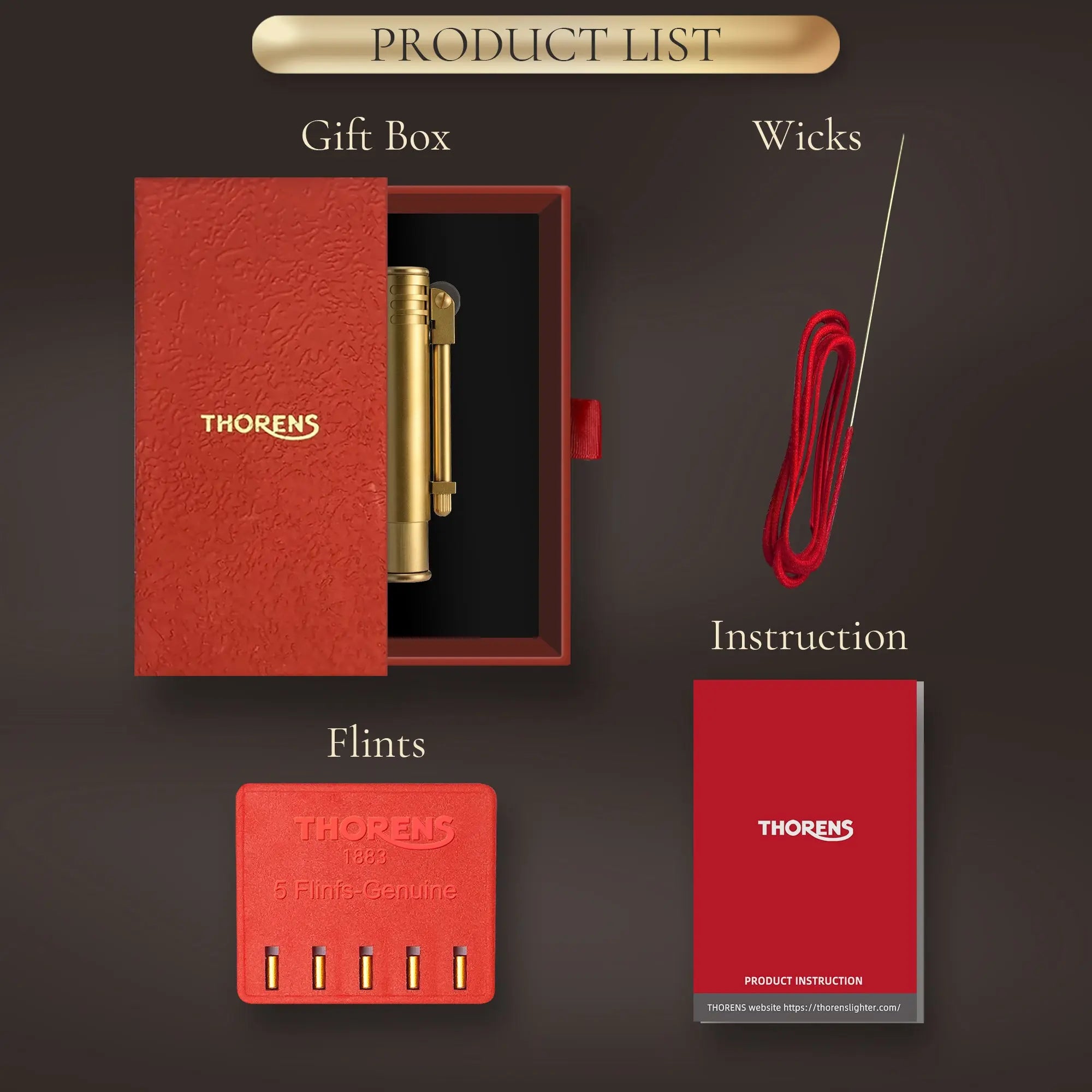 Trench Lighter - Side Fire THORENS