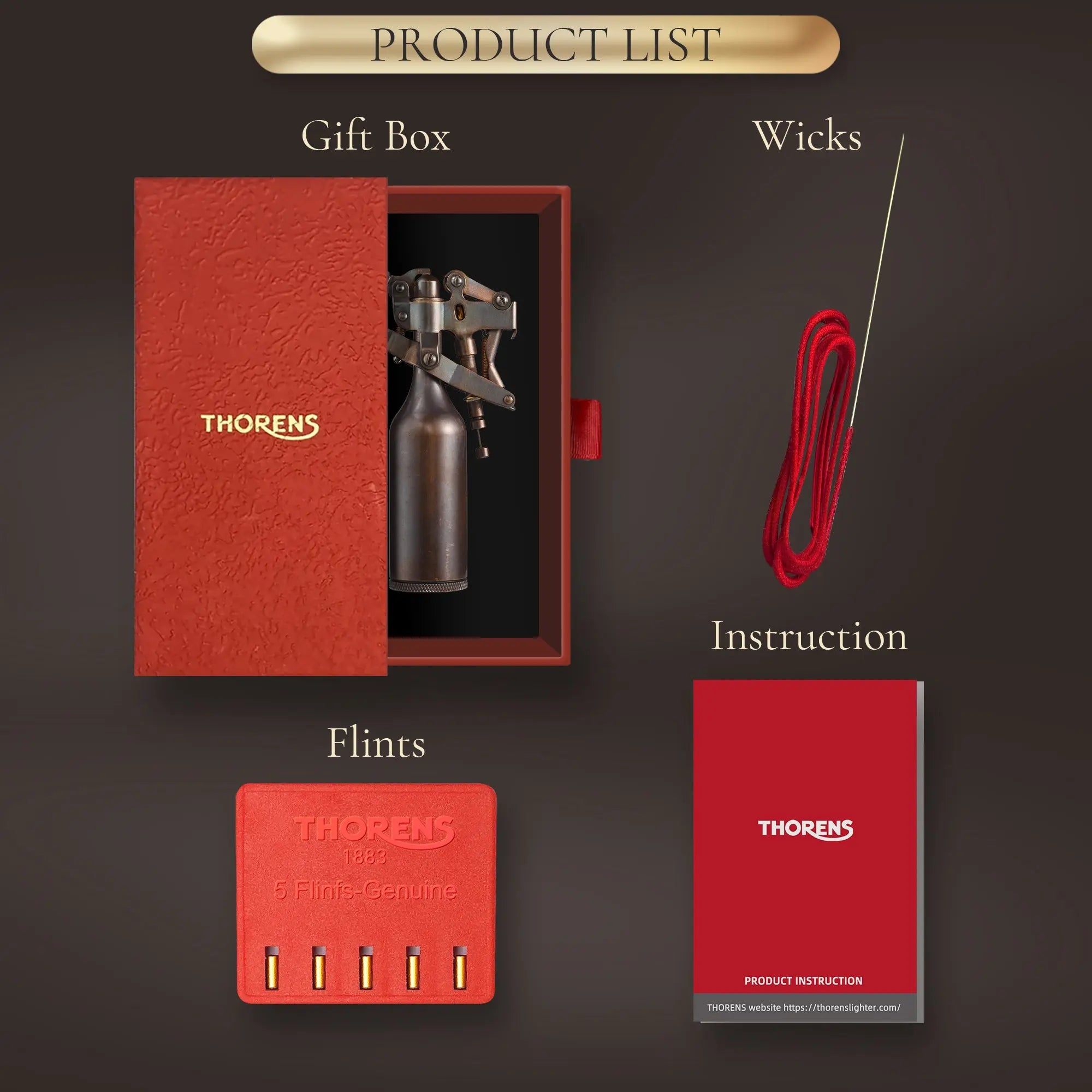 2025 New Products｜ Trench Lighter - Capitol - Glossy THORENS