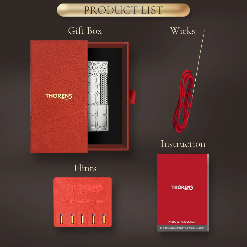 Side Slip - Narrow Lighter - Crocodile Pattern THORENS