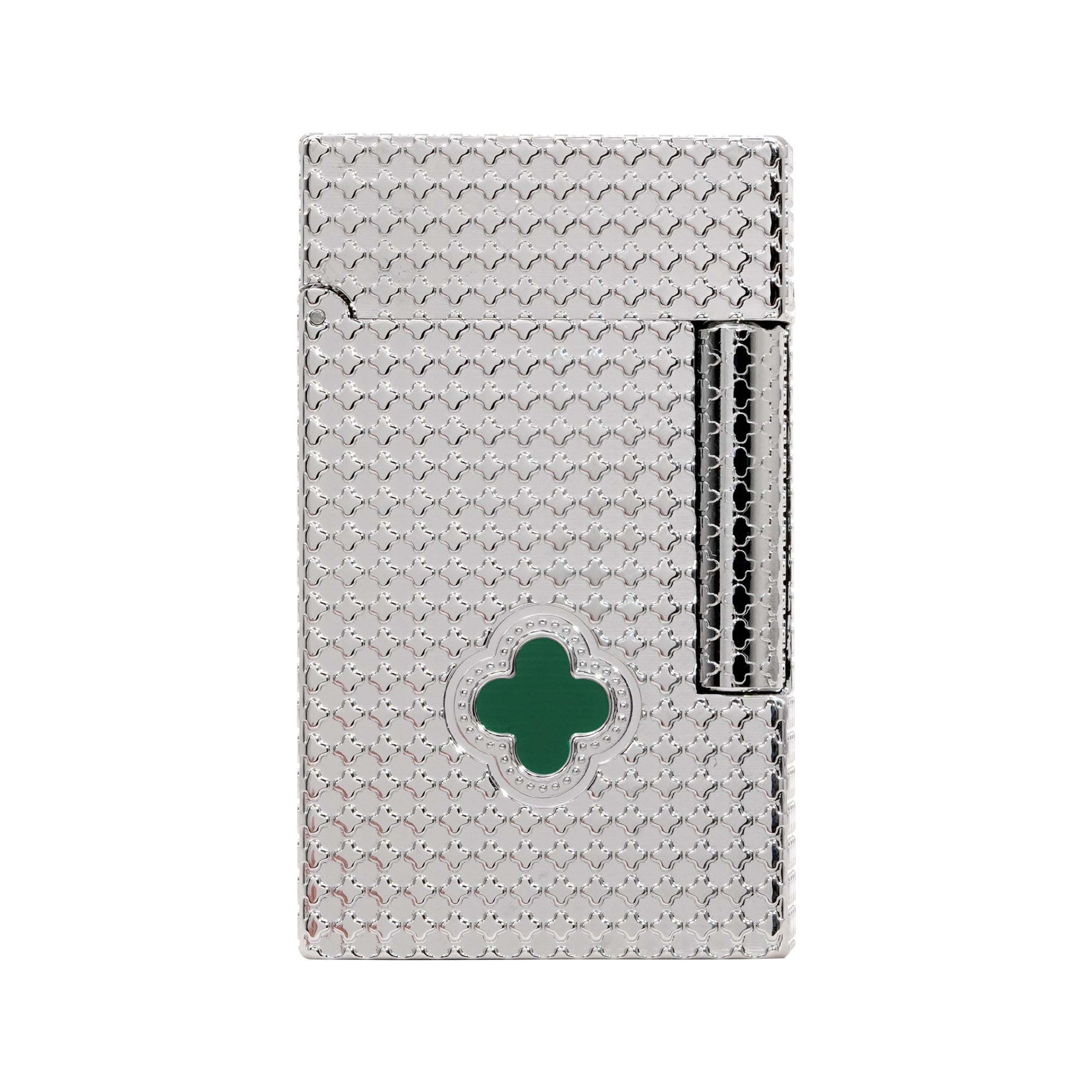 Clover Monogram Silver – Emerald Clover