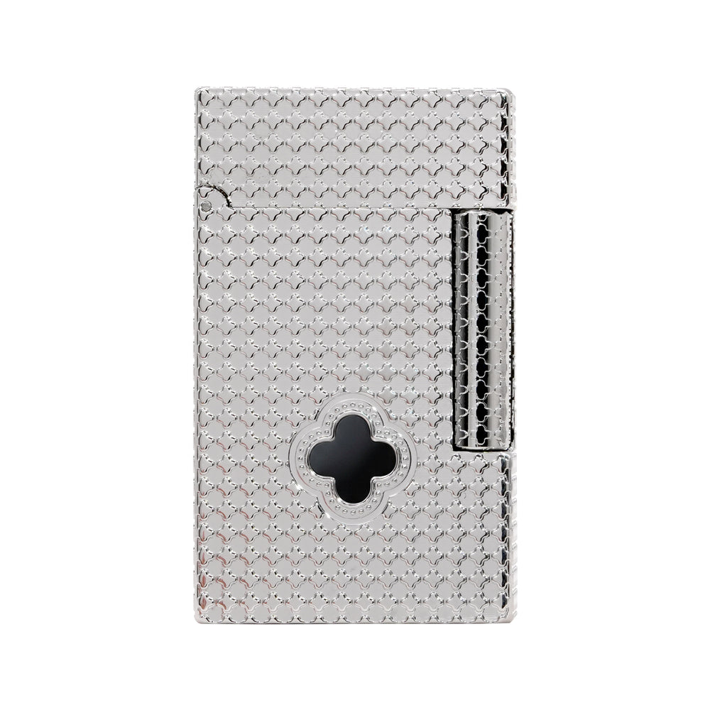 Clover Monogram Silver – Onyx Clover