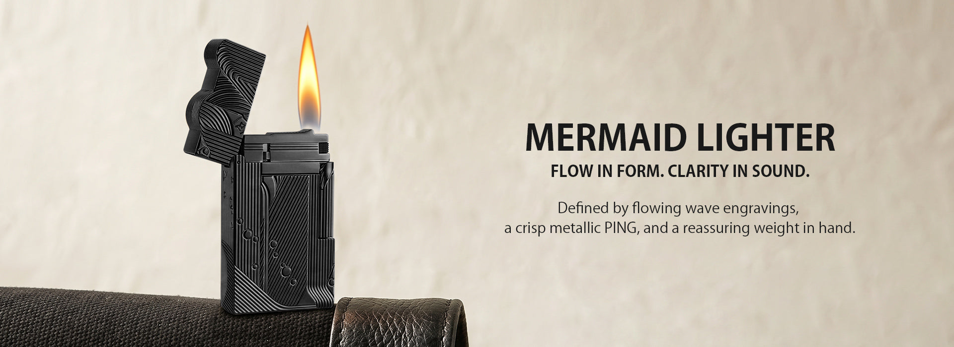 Crisp Sound - Briquet Mermaid - Noir