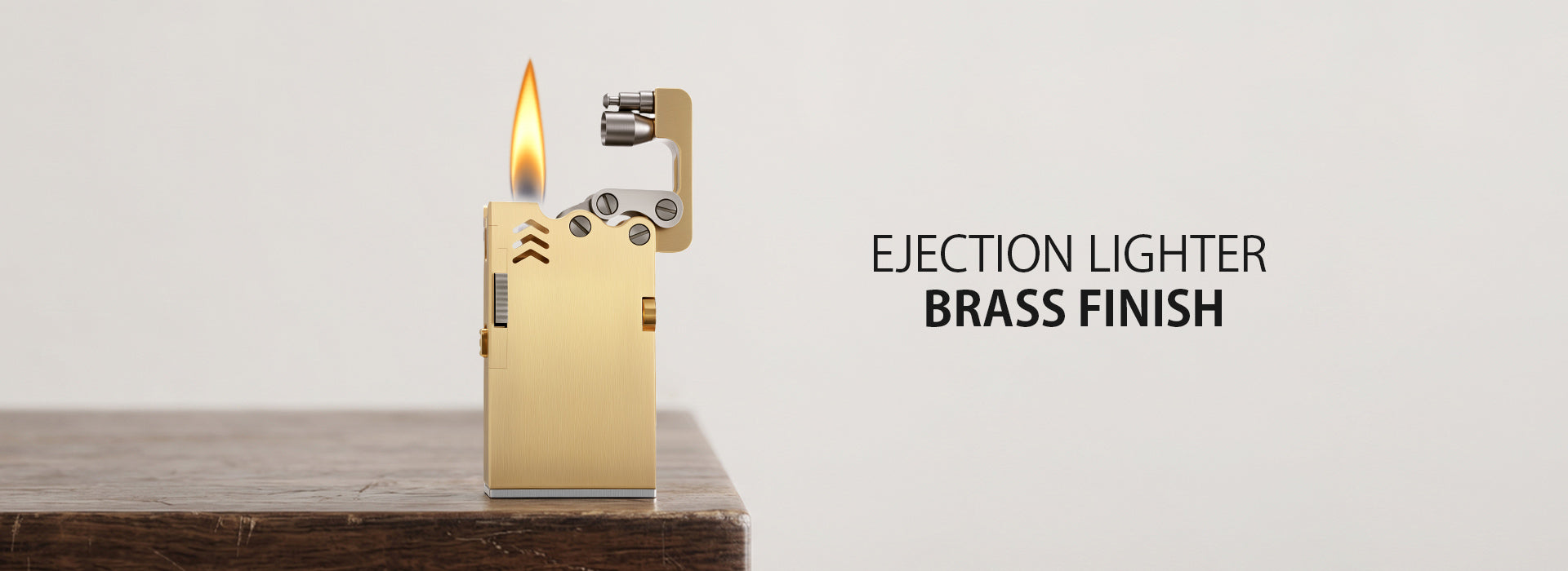 Ejection Lighter - Brass Finish