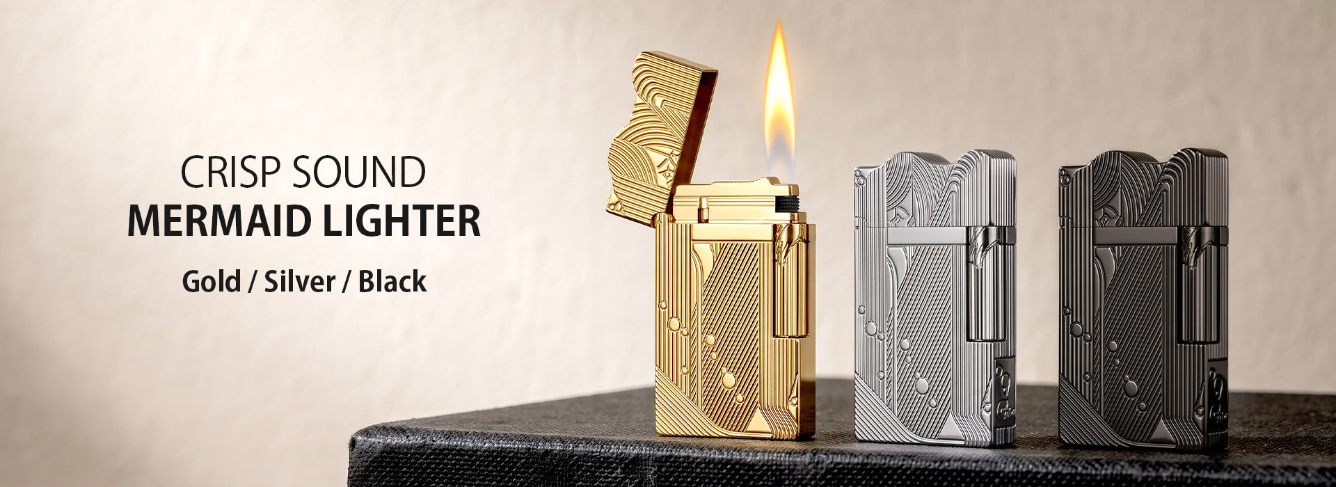 Crisp Sound - Mermaid Lighter - Silver