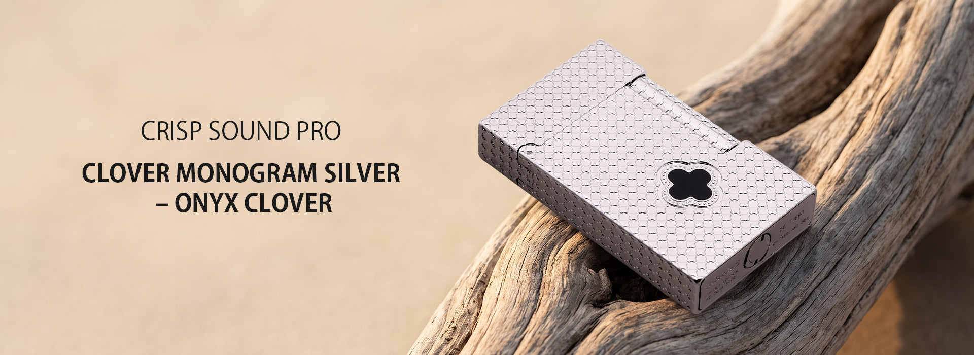 Clover Monogram Silver – Onyx Clover