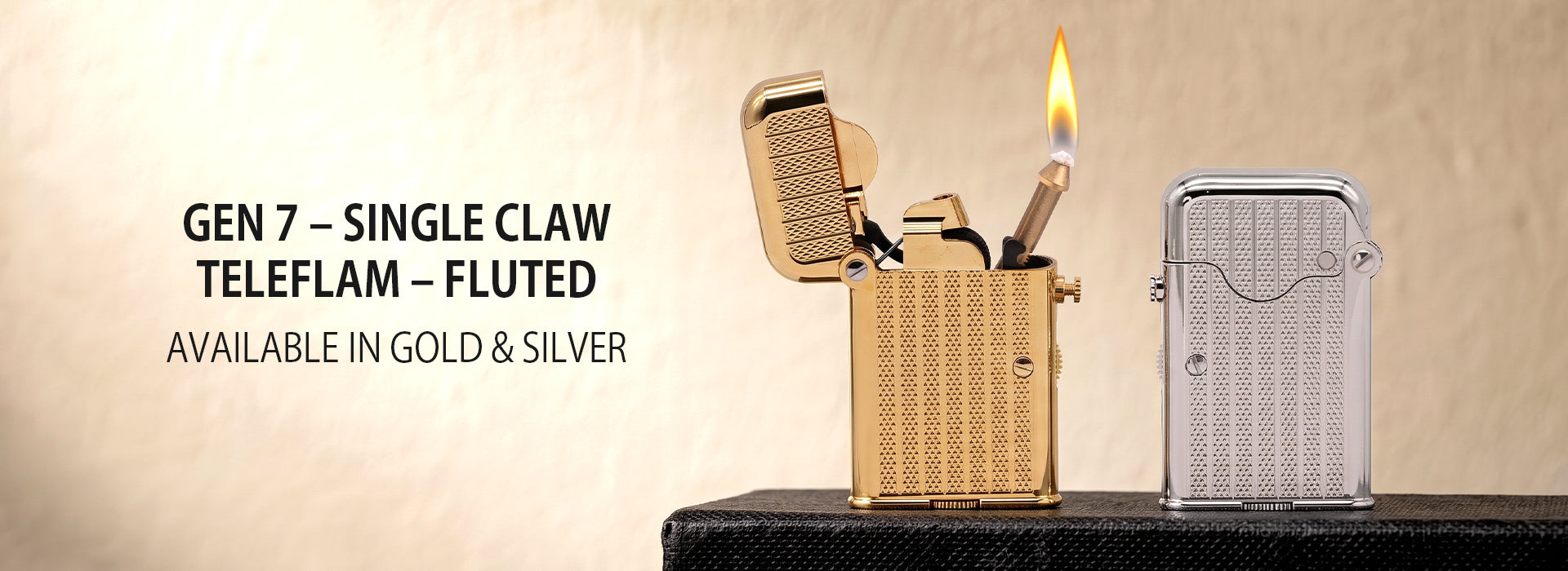 Gen 7 - Single Claw - TELEFLAM - Fluted Gold