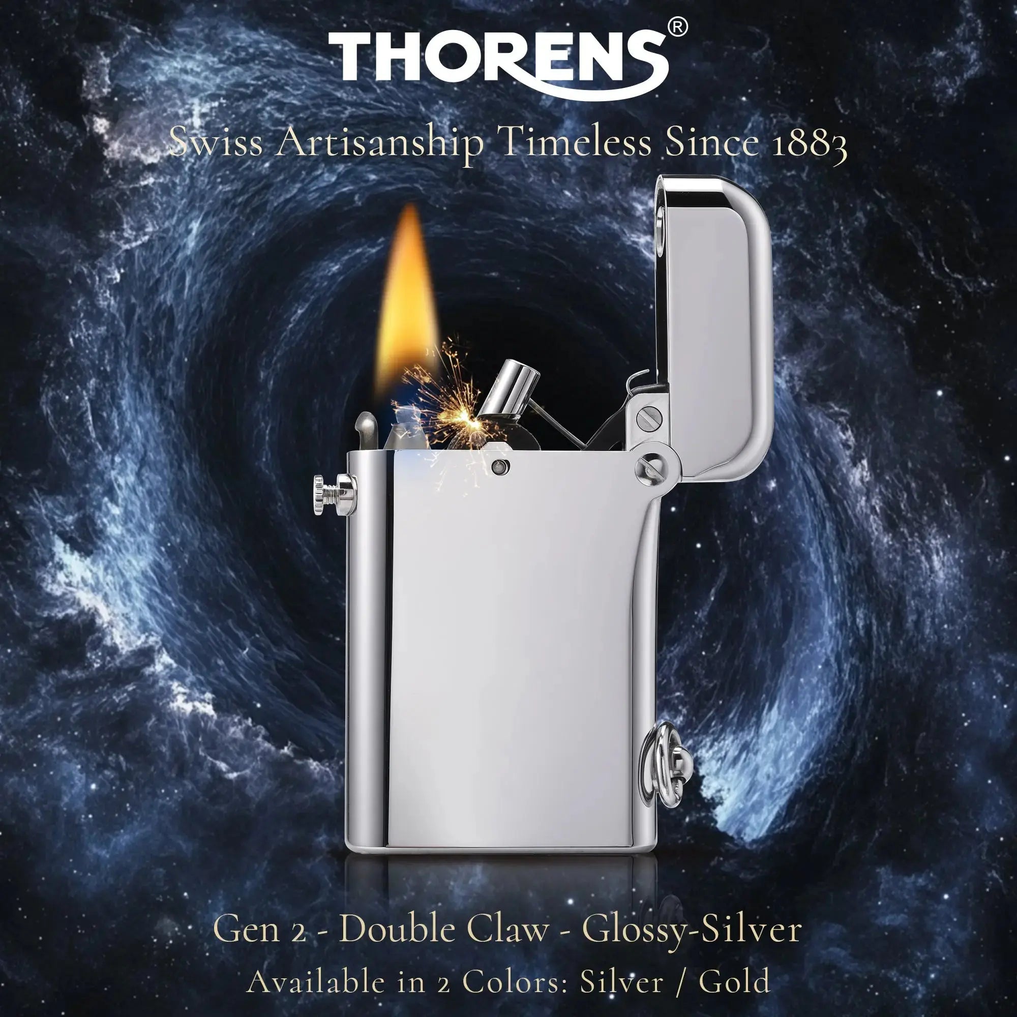 Gen 2 - Double Claw - Glossy - Silver THORENS