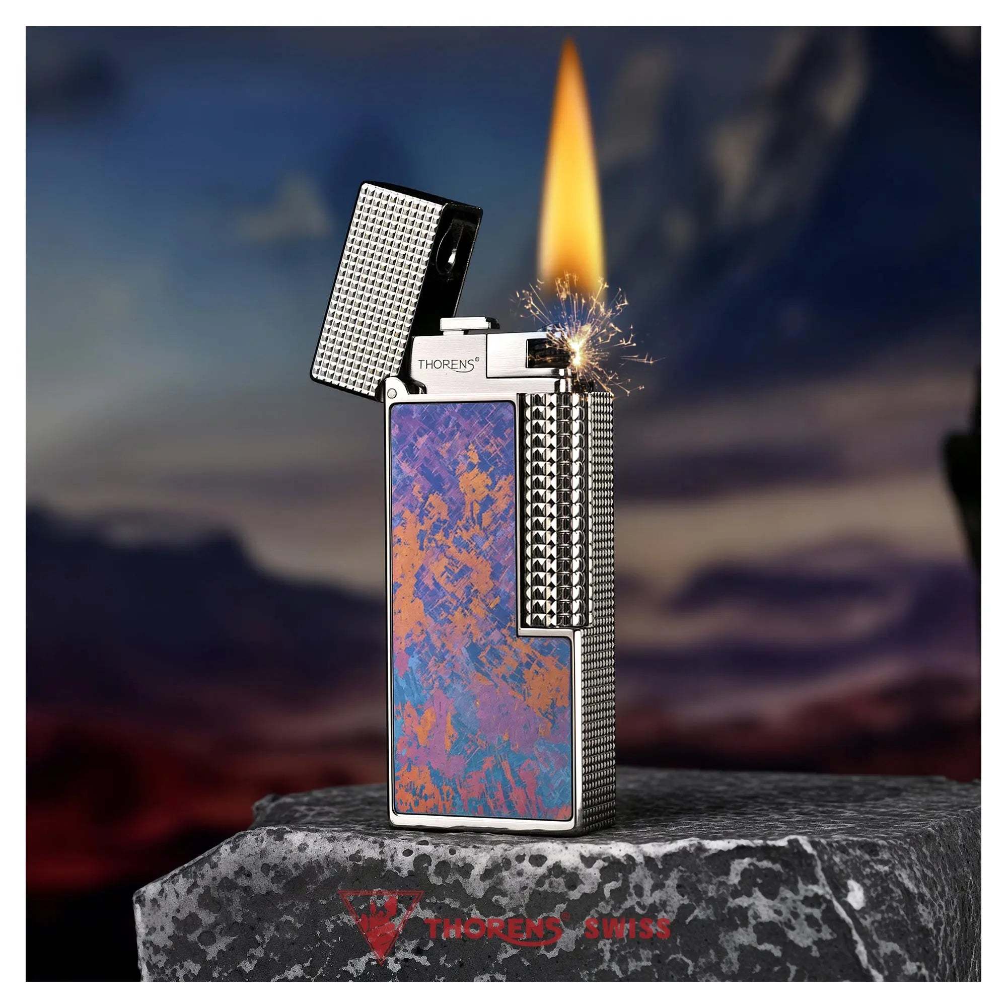 2025 New Products｜Side Slip - Narrow Lighter - Aurora Violet Ti THORENS