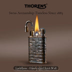 Lockflame - Hand-carved Brick Wall THORENS Lighter Official Site