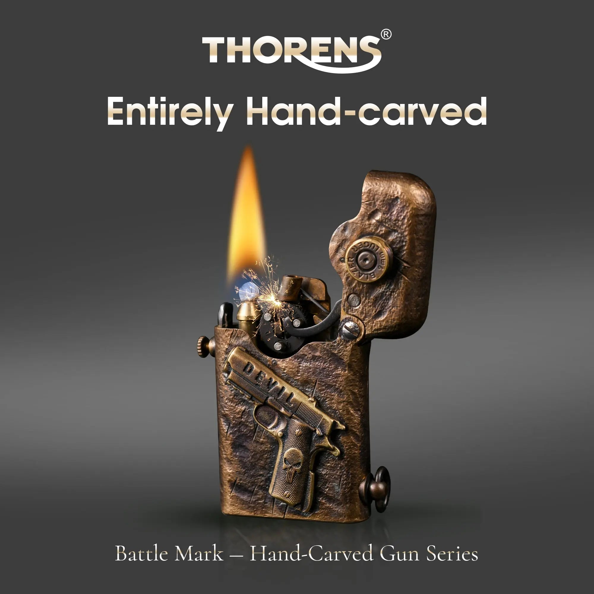 2025 New Products｜Gen 1 - Single Claw - Battle Mark — Hand-Carved Gun Series THORENS