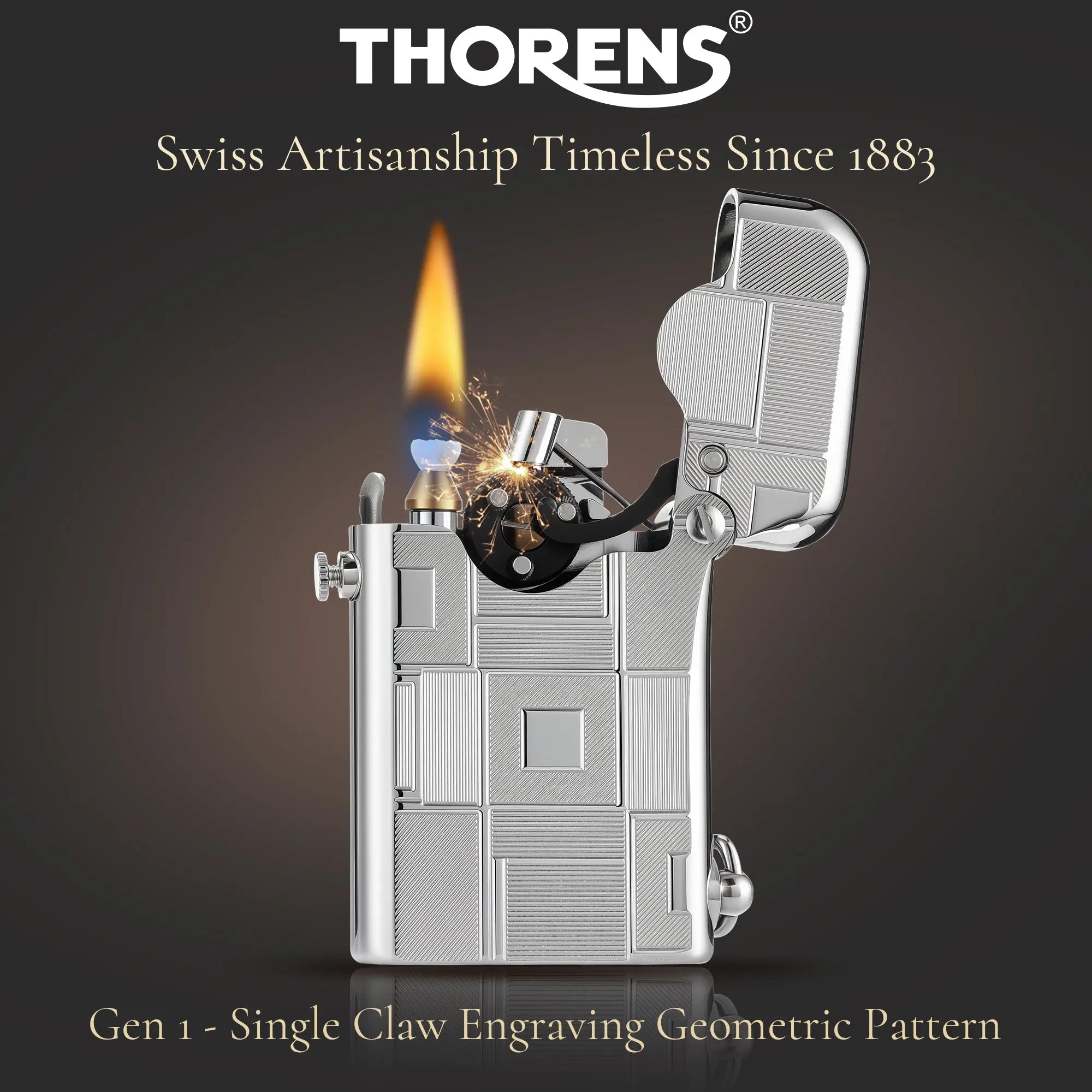 Single CLAW classic lighter Brass Lighter Thorens Lighter Metal Lighter Famous Lighter Cigar Lighter Vintage Lighter elite lighter refillable lighter reusable lighter windproof lighter