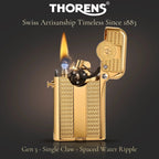 （New）Gen 3 - Single Claw - Spaced Water Ripple - Silver THORENS