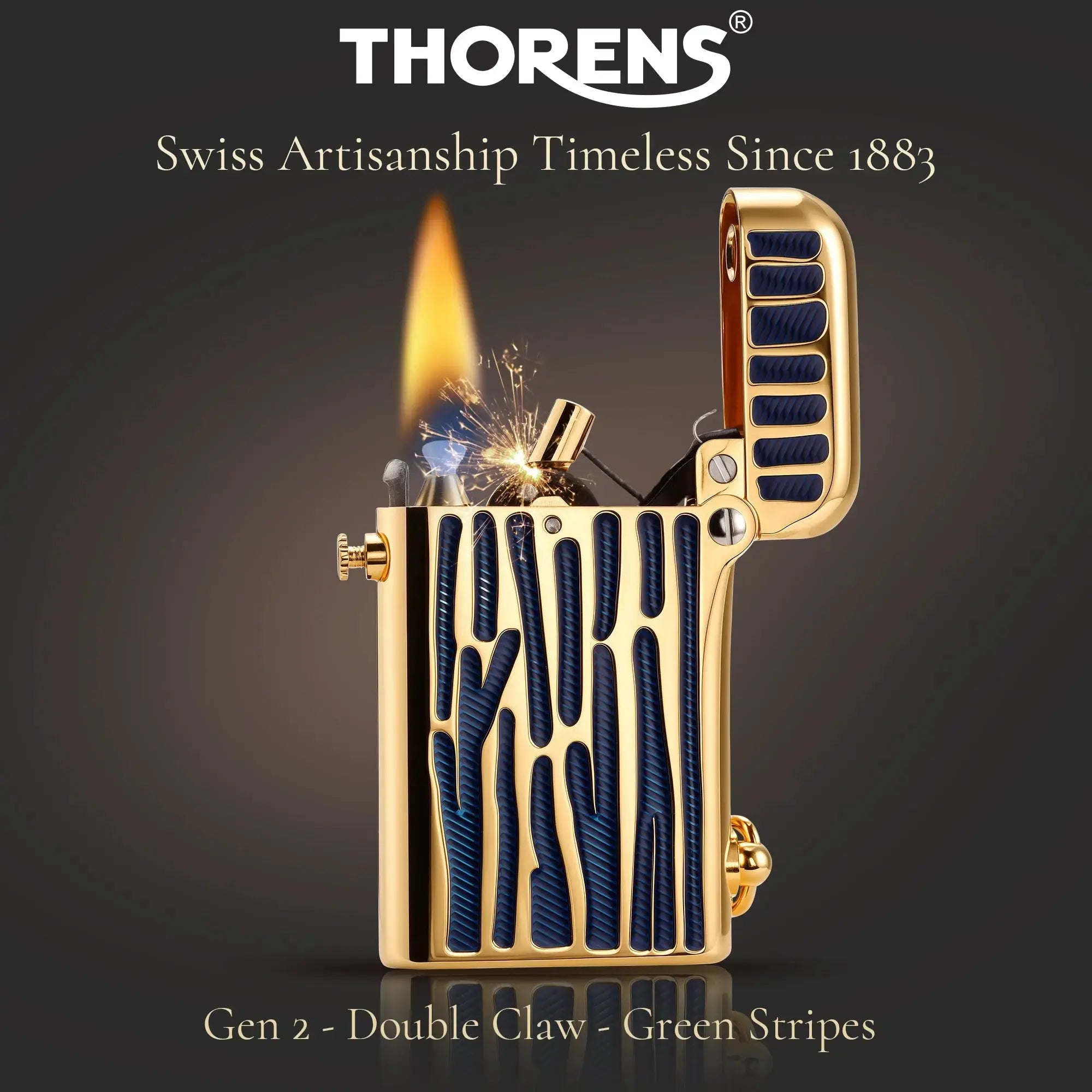 Gen 2 - Double Claw - Green Stripes THORENS