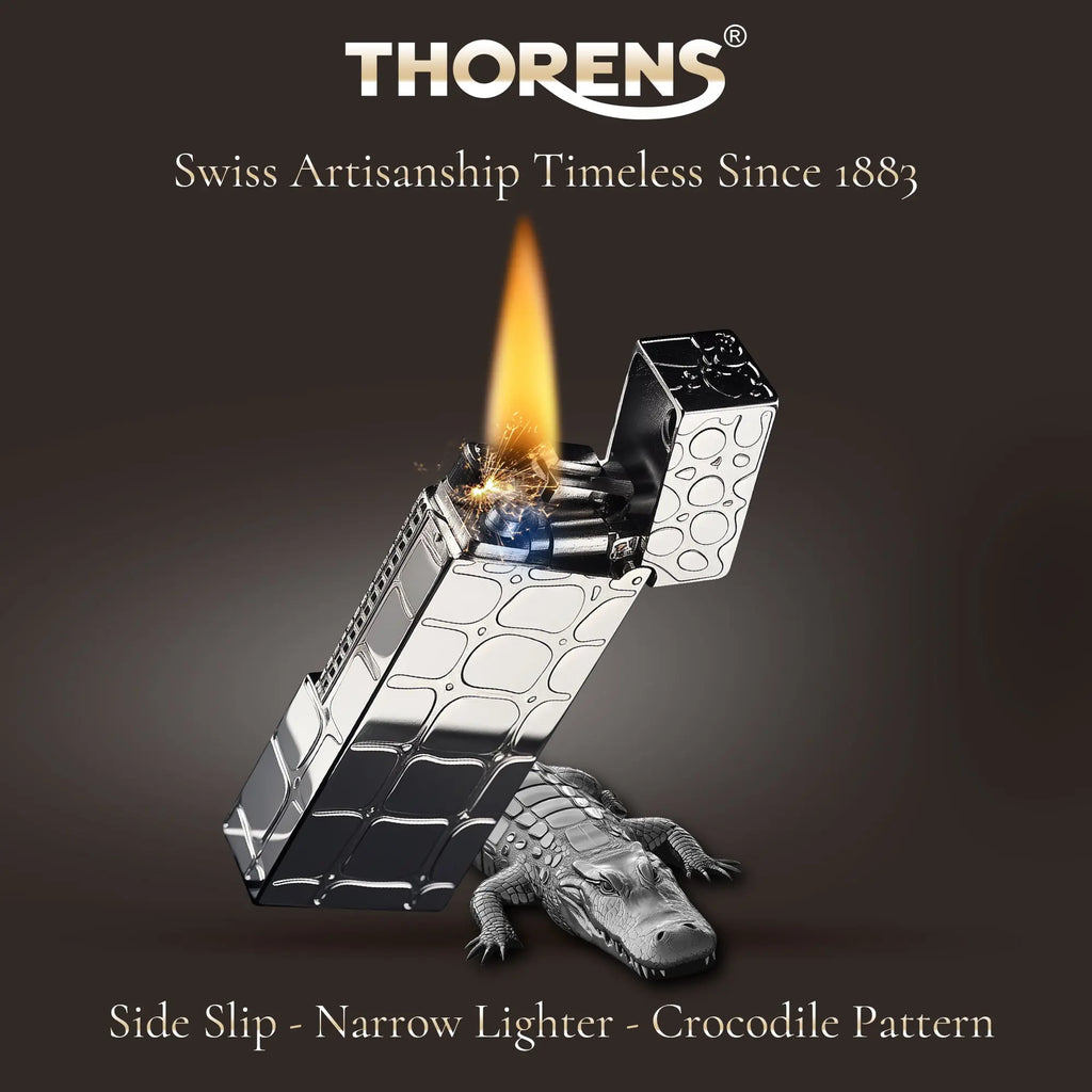 Side Slip - Narrow Lighter - Crocodile Pattern THORENS