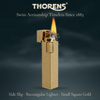 Side Slip - Rectangular Lighter - Small Square - Gold THORENS
