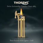 Three-Section Stick Lighter - Gold THORENS
