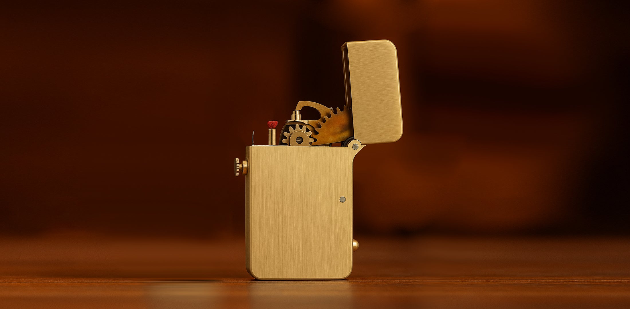 Semi-Automatic Ignition Lighter - Glossy