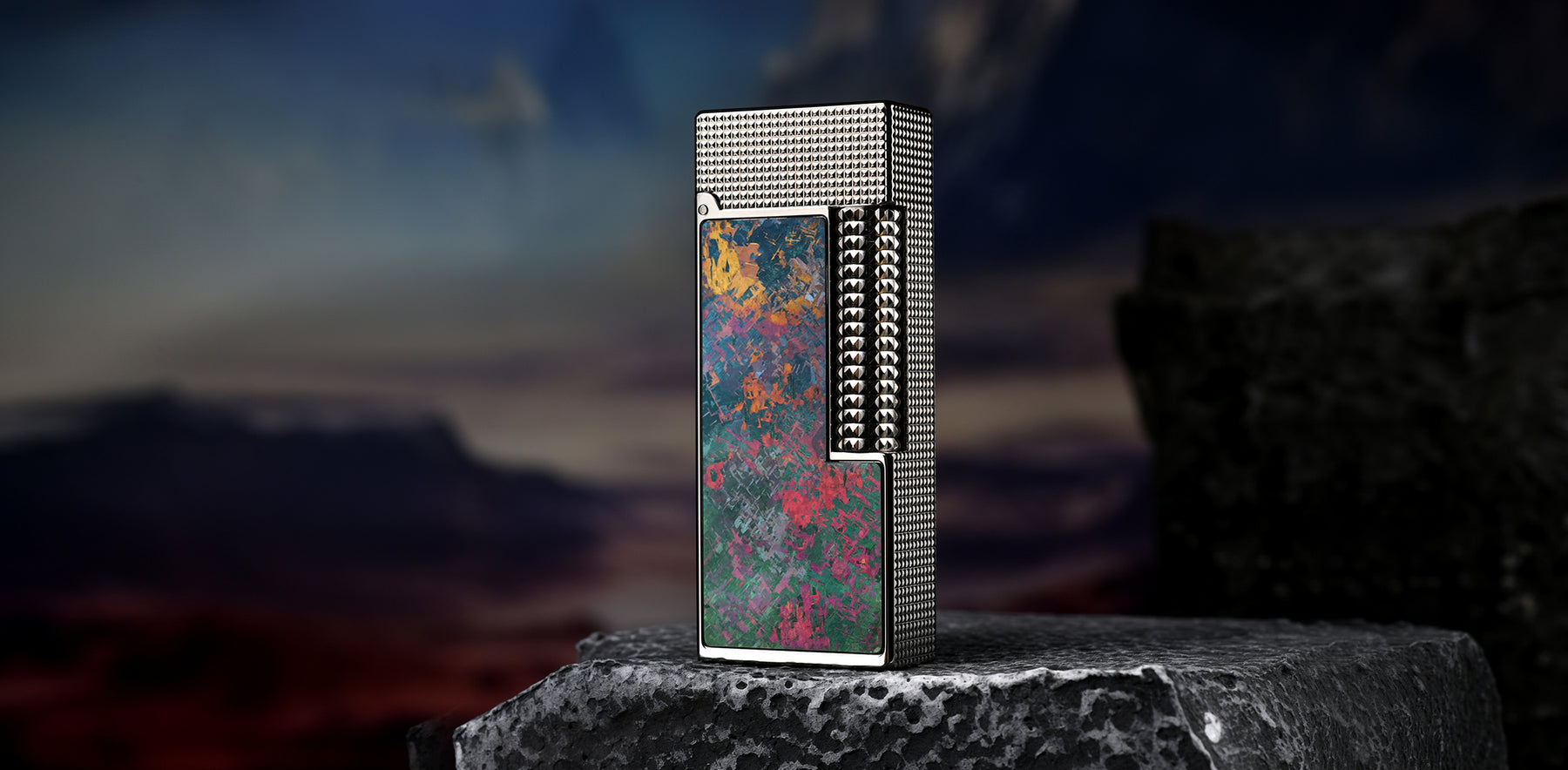 Side Slip - Narrow Lighter - Iridescent Ti