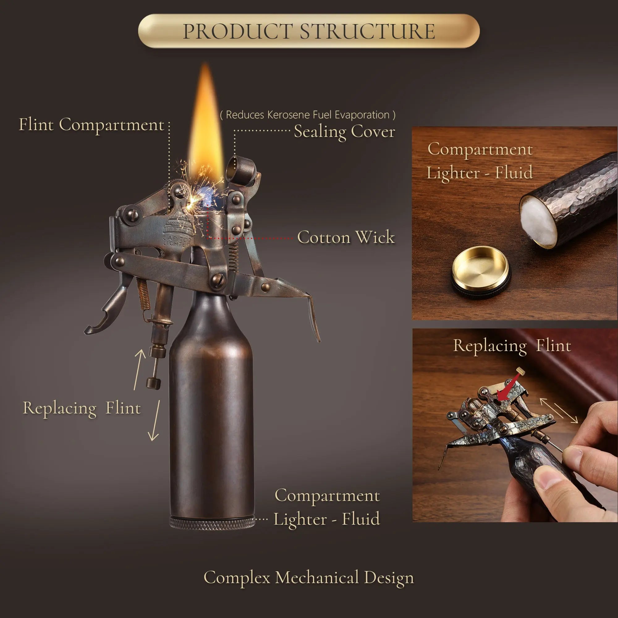 2025 New Products｜ Trench Lighter - Capitol - Glossy THORENS