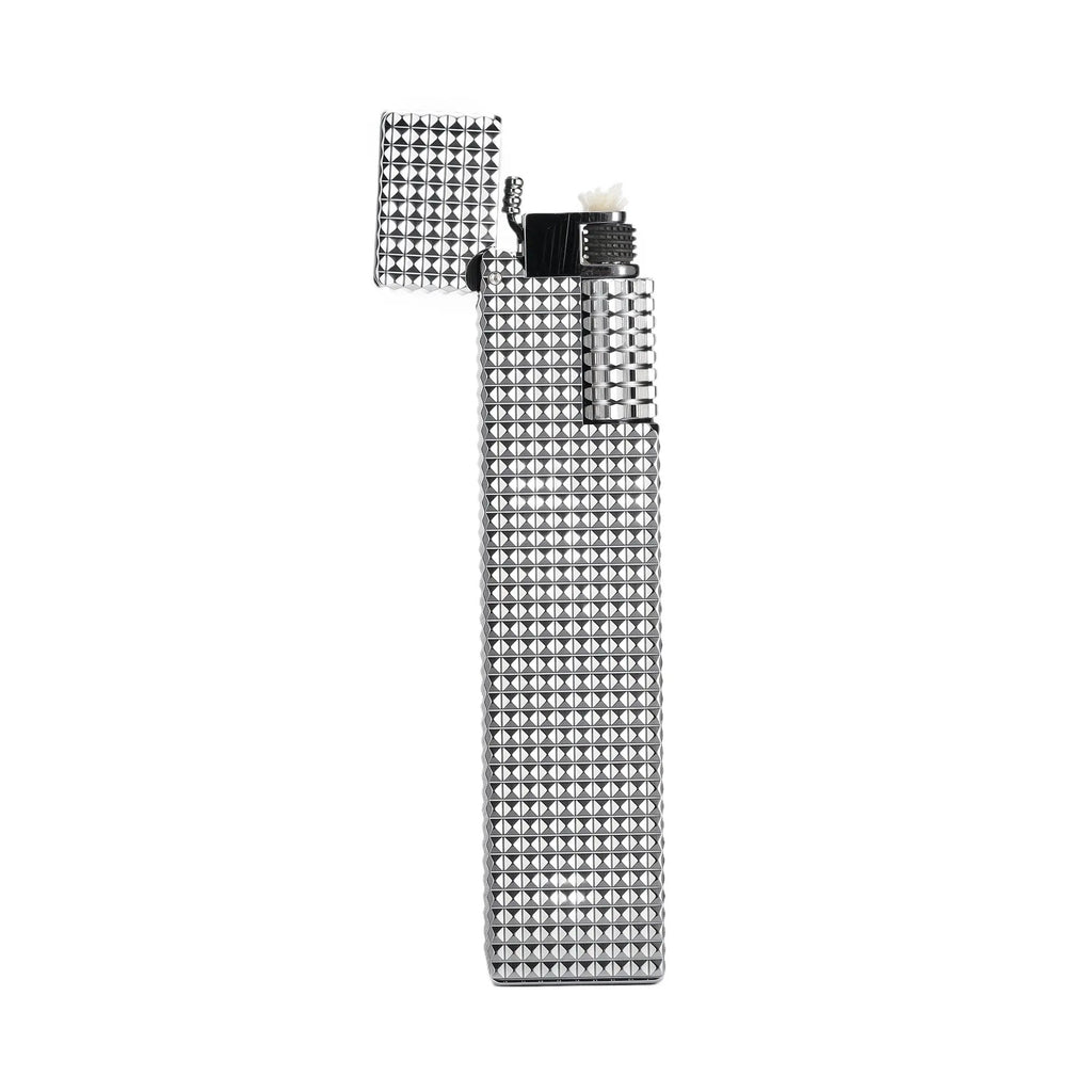 Side Slip - Rectangular Lighter - Small Square - Silver THORENS