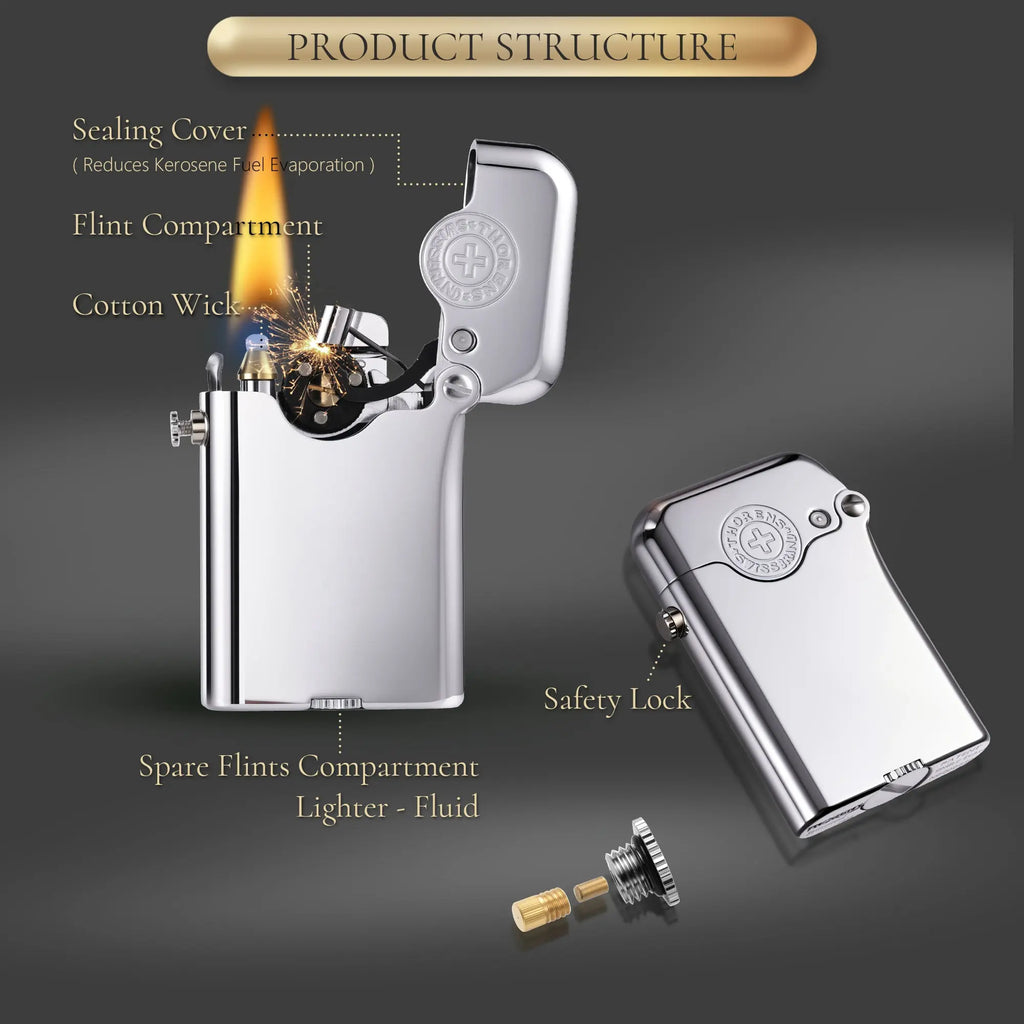 Gen 3 - Single Claw - Glossy with Brand Emblem (Bottom-fill) - Silver THORENS