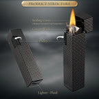 Side Slip - Rectangular Lighter - Small Square - Black THORENS