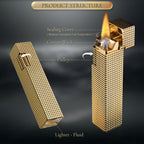 Side Slip - Rectangular Lighter - Small Square - Gold THORENS