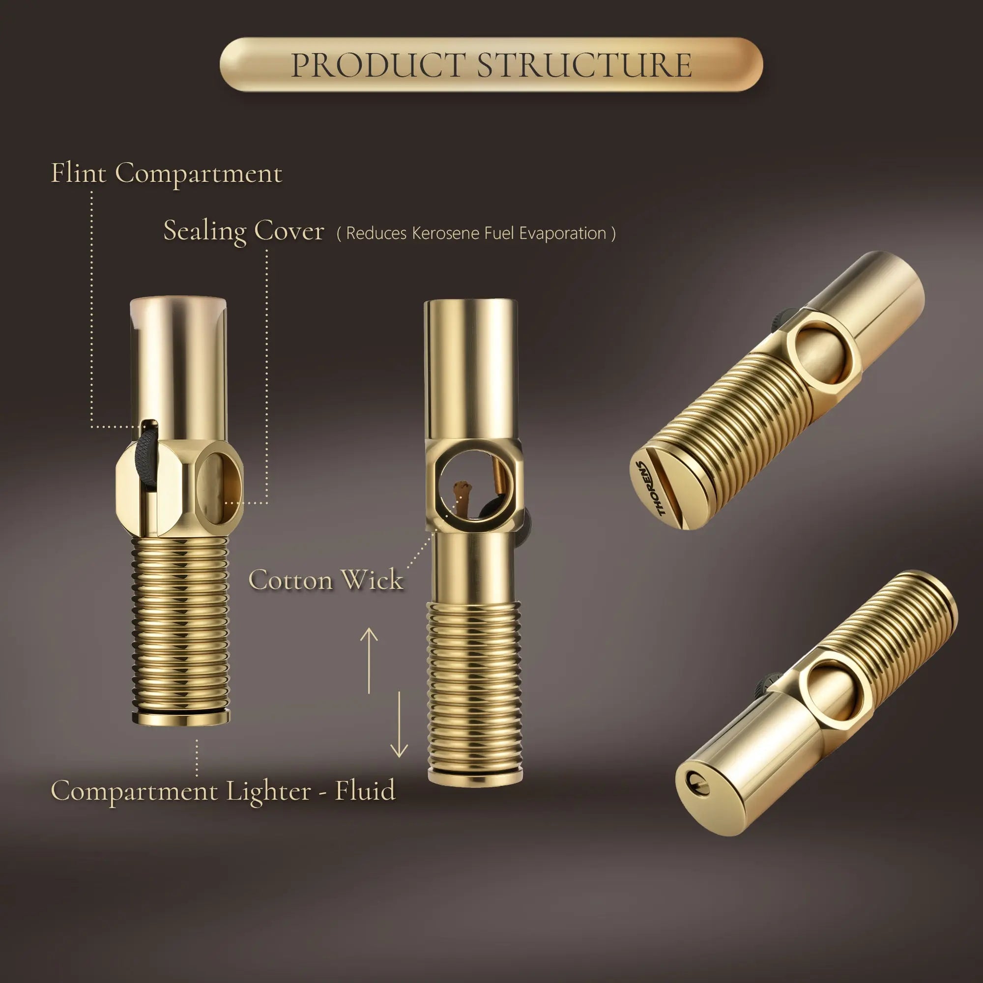 Trench Lighter - Big Screw THORENS