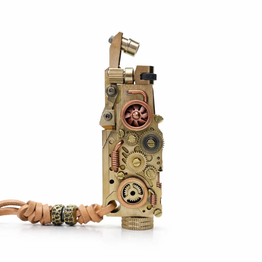 Steampunk – Mechanical Grip - Fine Gear - Brass Finish  