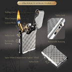 Single CLAW TELEFLAW lighter pipe lighter Brass Lighter Thorens Lighter Metal Lighter Famous Lighter Cigar Lighter Vintage Lighter elite lighter classic lighter refillable lighter reusable lighter