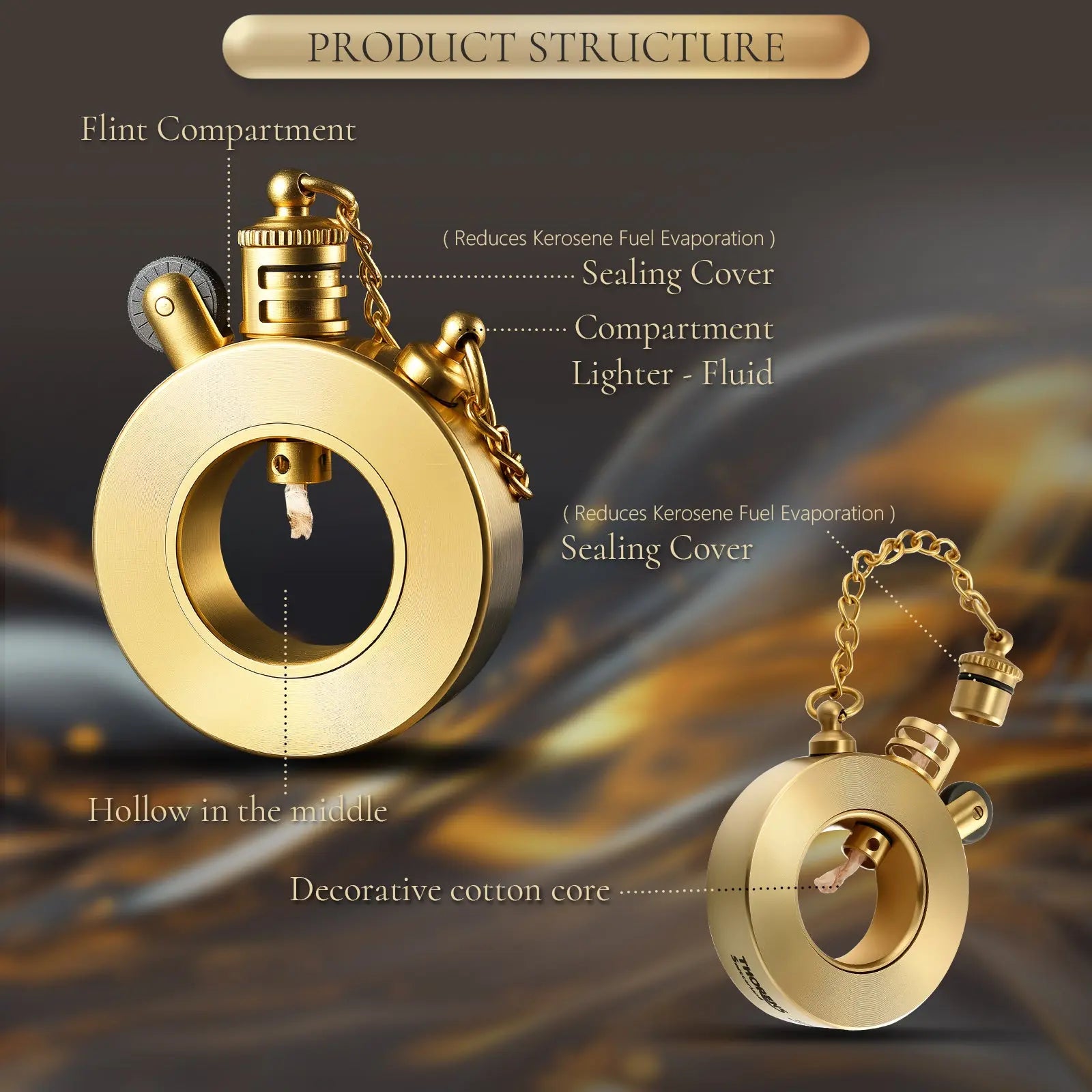 Trench Lighter - Seahorse THORENS