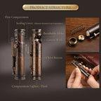 2025 New Products｜ Trench Lighter - Battle Soul - Hand Carved Cracks THORENS Lighter Official Site