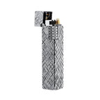Side Slip - Rectangular Lighter - Silver Carving THORENS