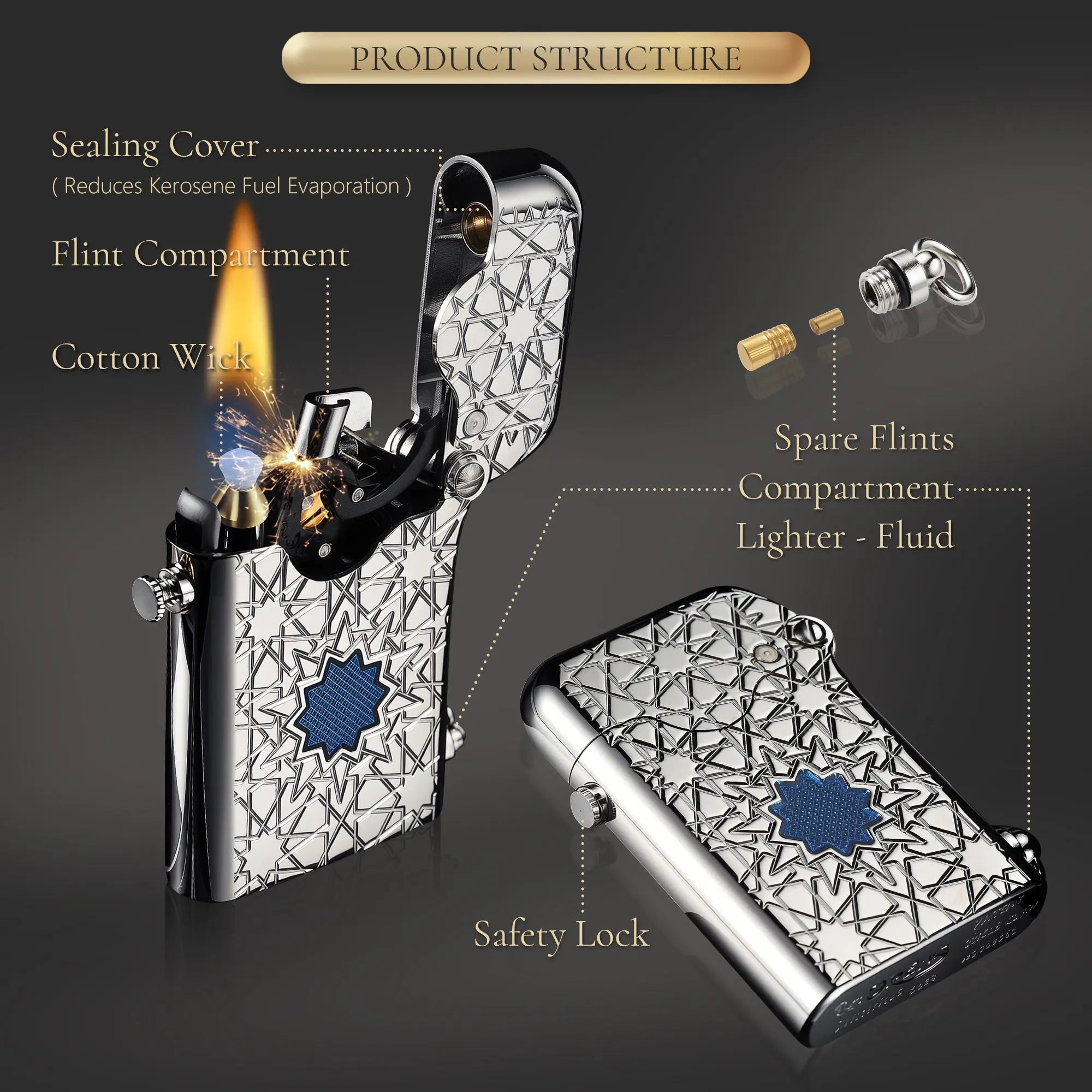 Single CLAW classic lighter Brass Lighter Thorens Lighter Metal Lighter Famous Lighter Cigar Lighter Vintage Lighter elite lighter refillable lighter reusable lighter windproof lighter