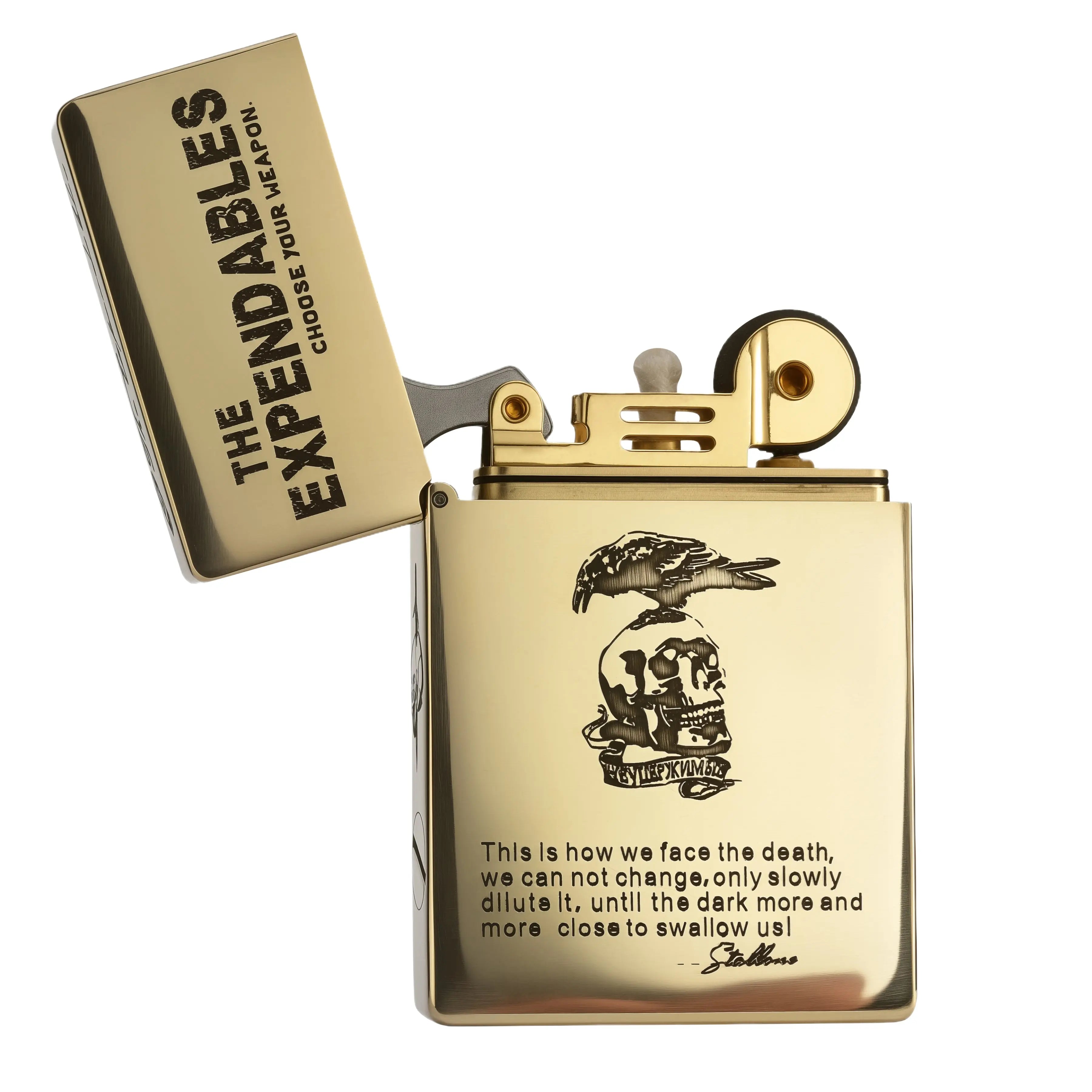 Etched Lighter - THE EXPENDABLES - Copper Color THORENS