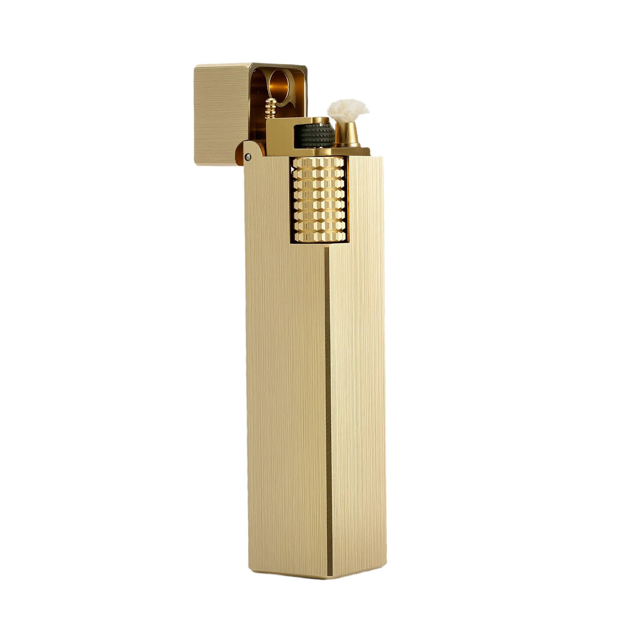 Side Slip - Rectangular Lighter - Glossy - Gold THORENS