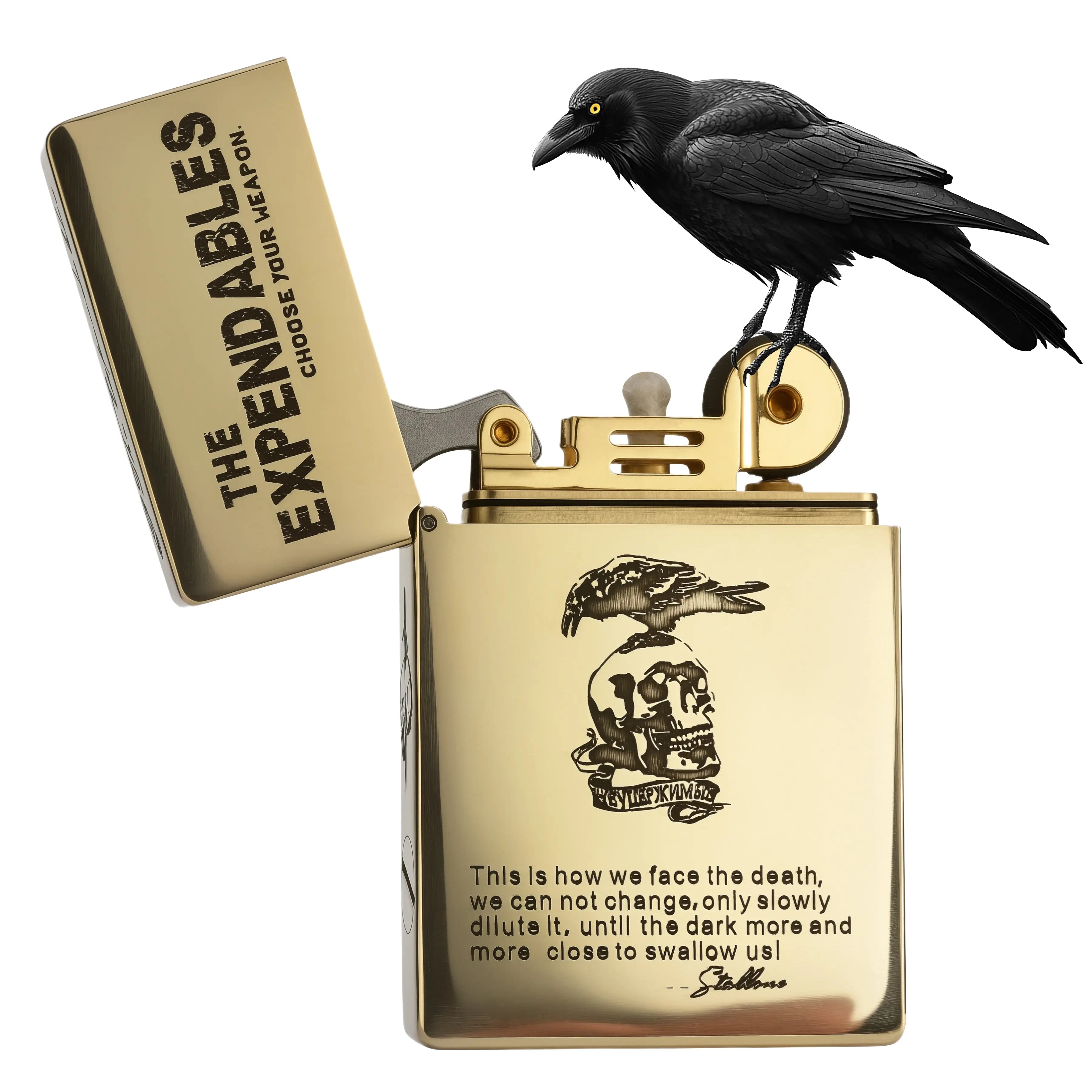 Etched Lighter - THE EXPENDABLES - Copper Color THORENS