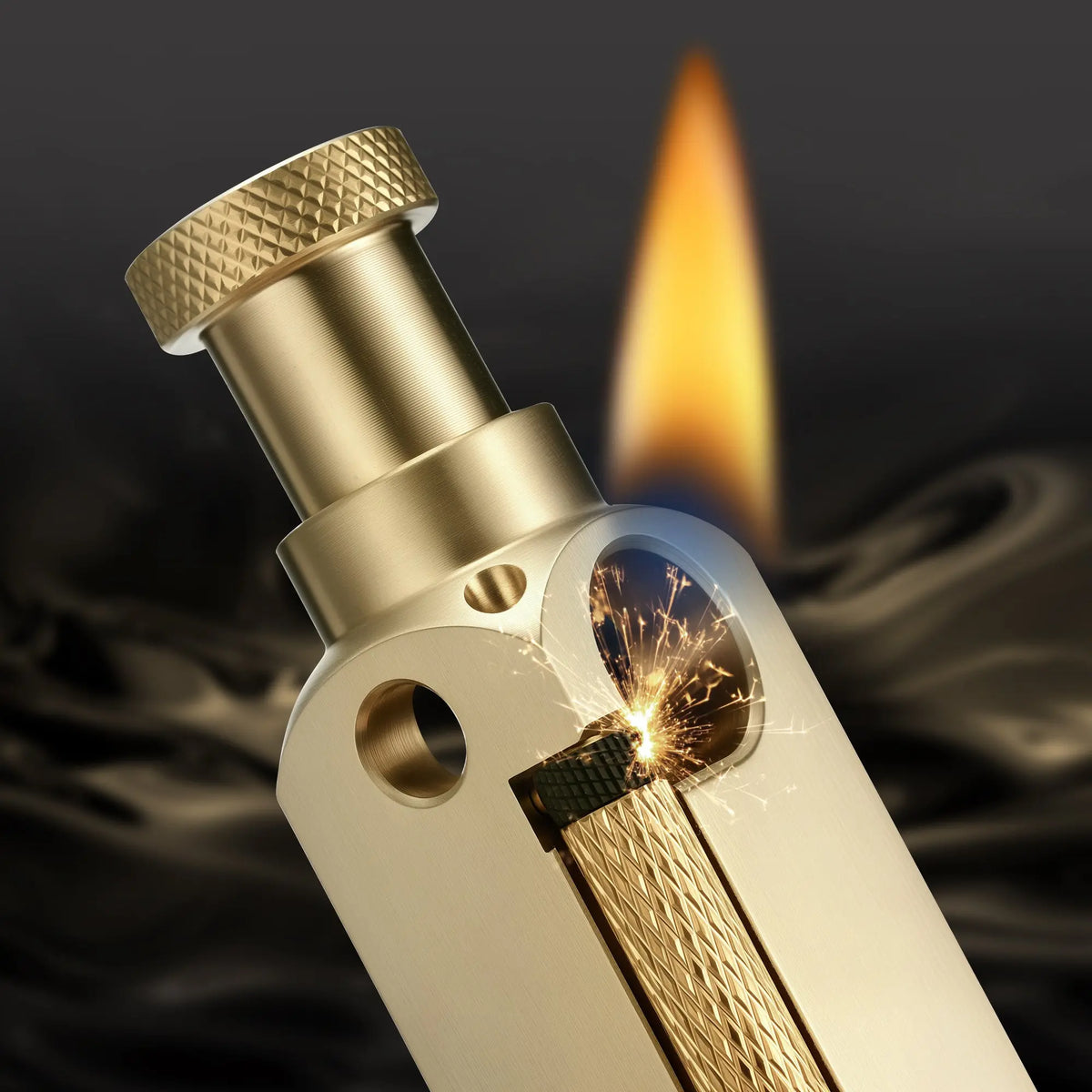 Flamido Lighter｜Dual Flame Pipe Design with Side-Slip Ignition ...