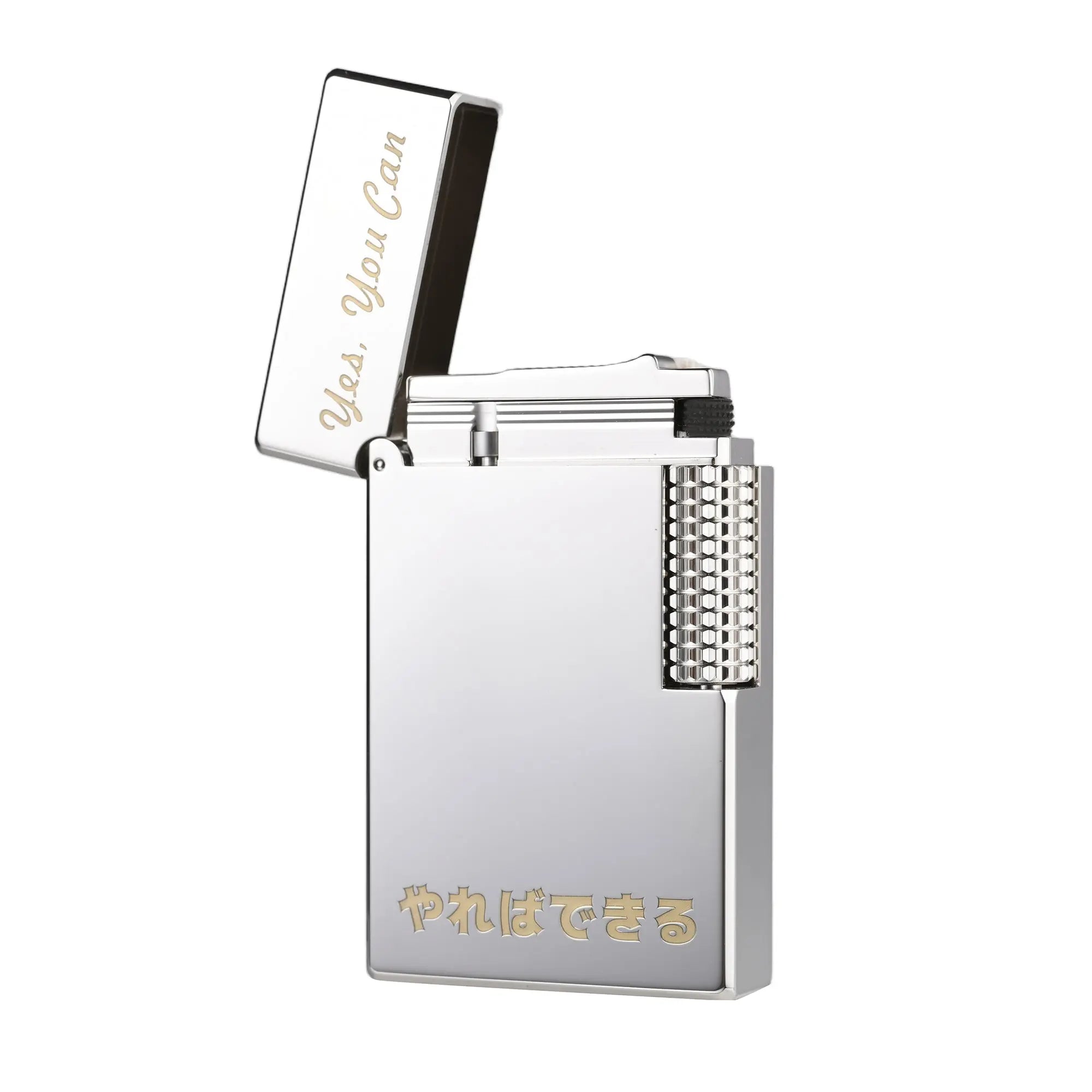 鏡面仕上げオイルライター｜都会的ミニマルデザイン「Yes, You Can