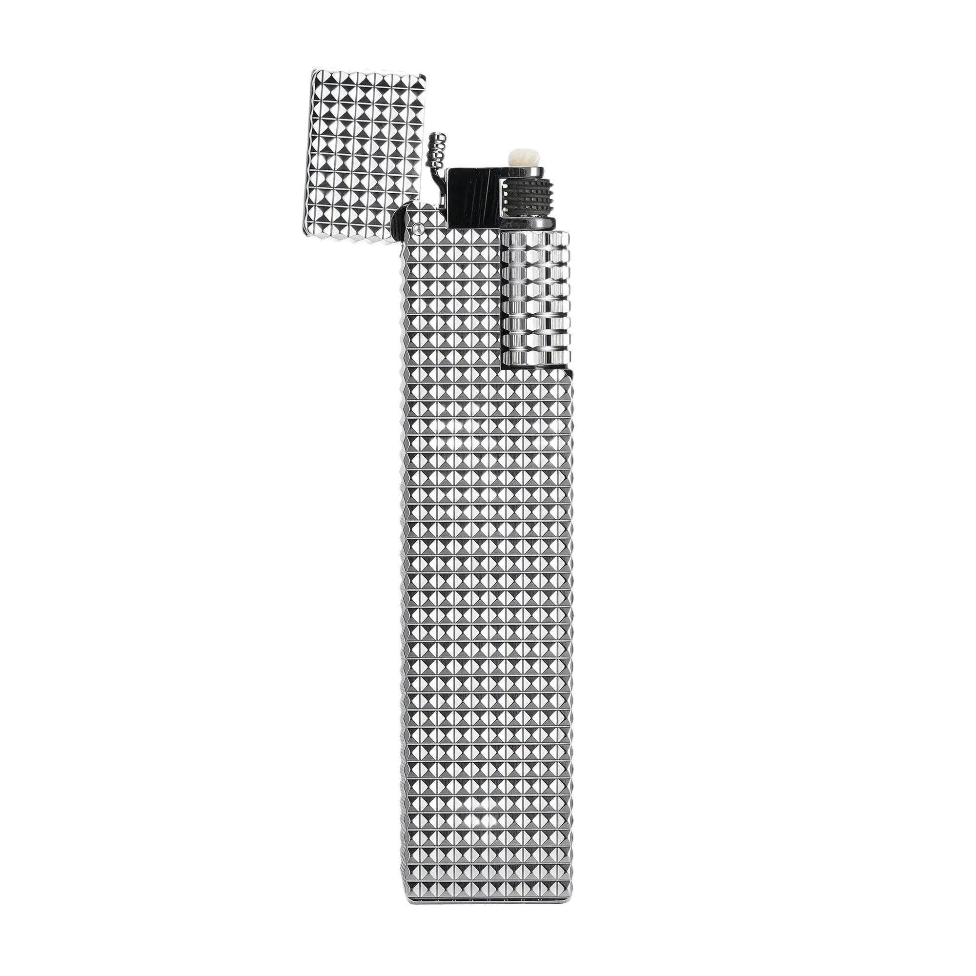Side Slip - Rectangular Lighter - Small Square - Silver THORENS