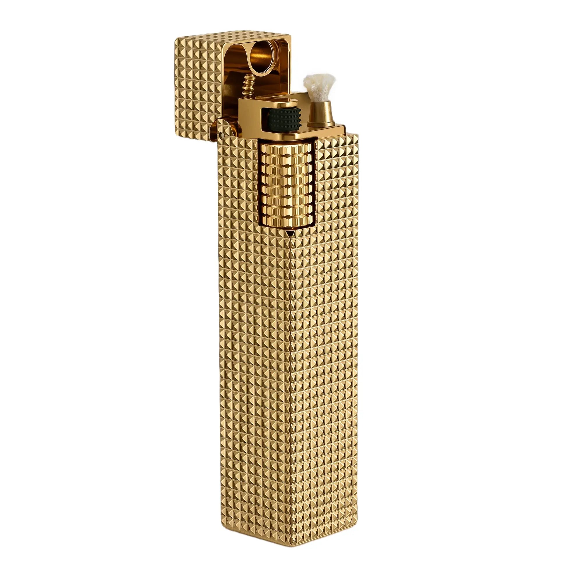 Side Slip - Rectangular Lighter - Small Square - Gold THORENS