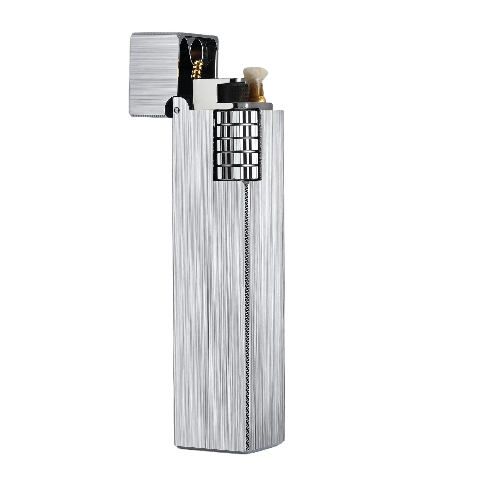 Side Slip - Rectangular Lighter - Glossy - Silver THORENS