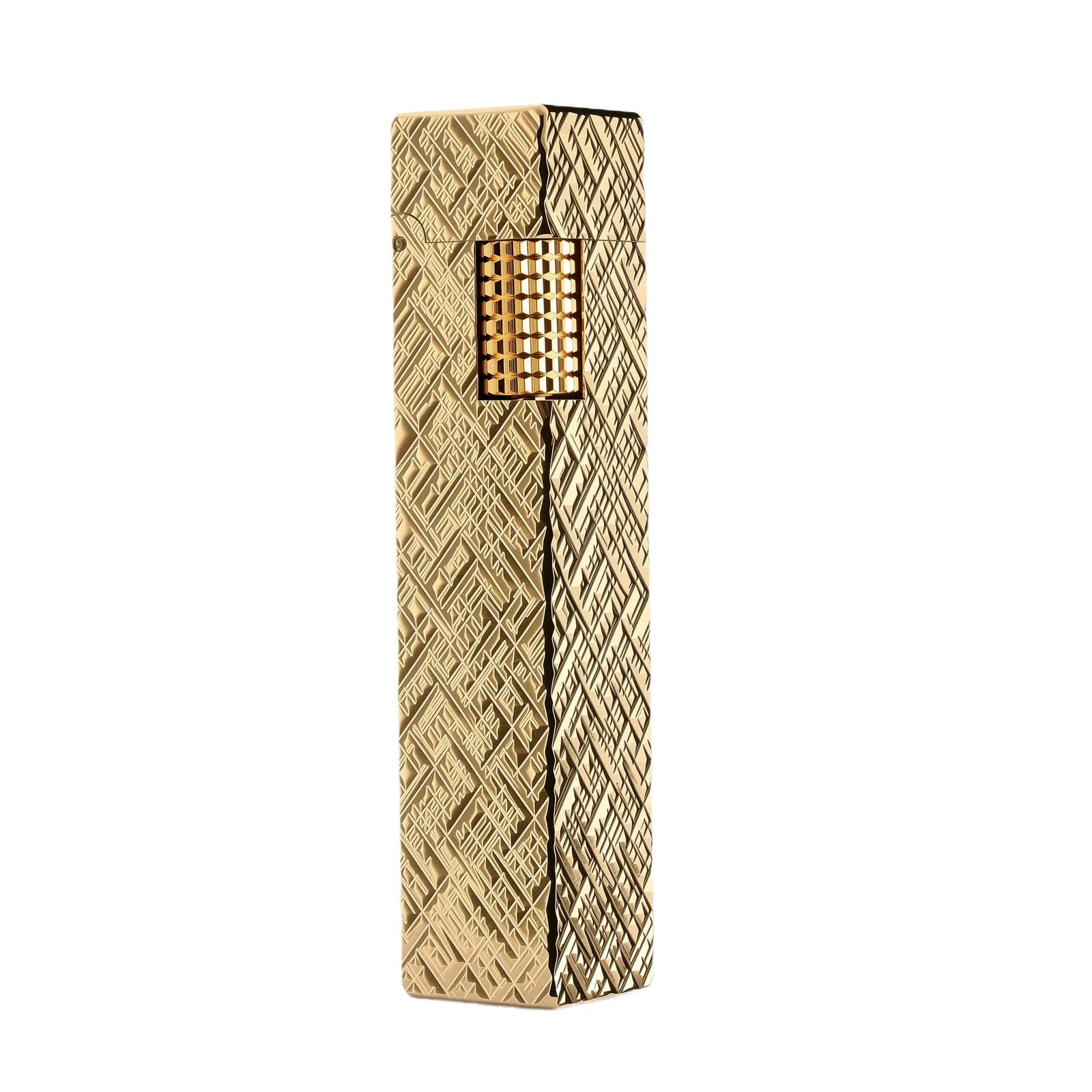 Side Slip - Rectangular Lighter - Silver Carving THORENS