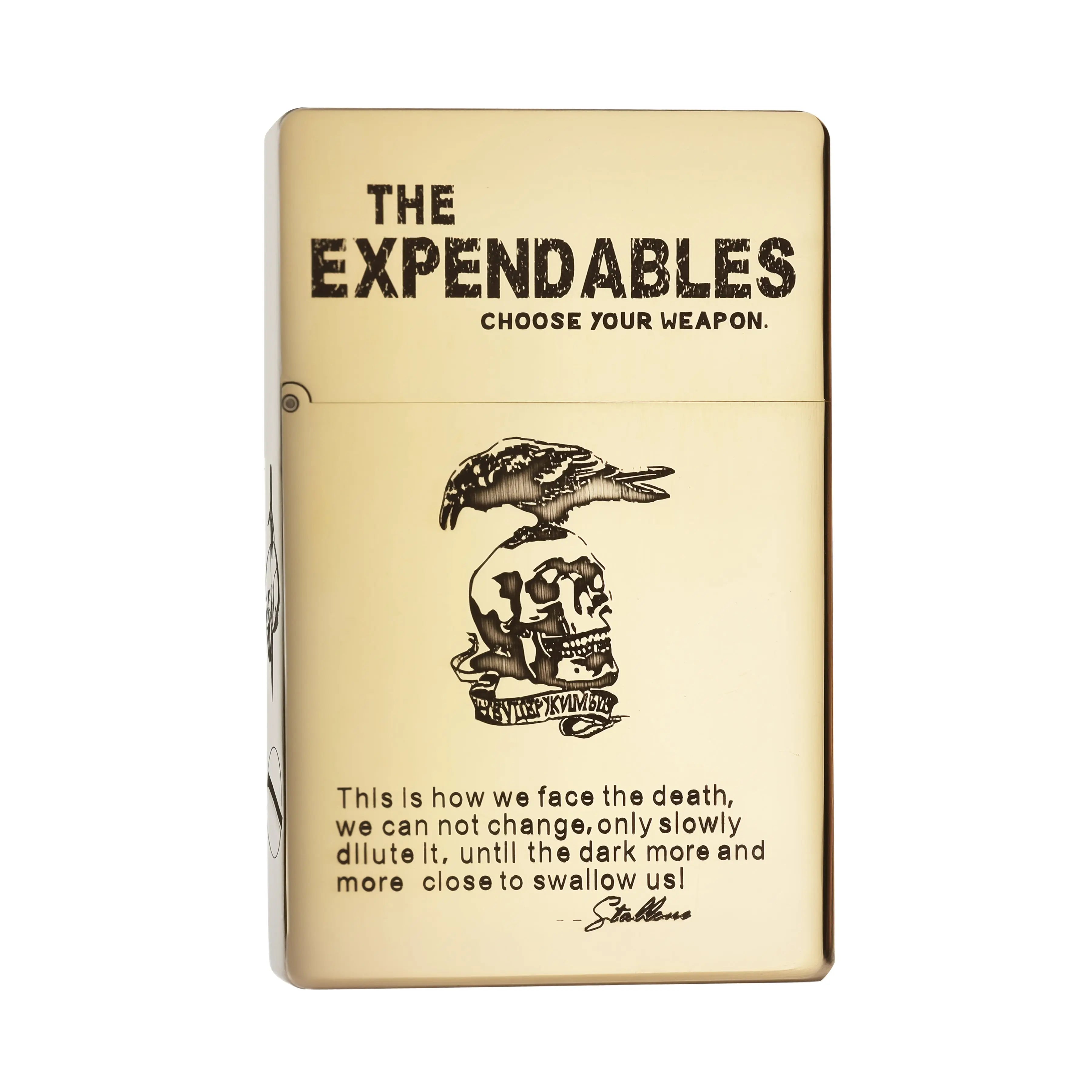 Etched Lighter - THE EXPENDABLES - Copper Color THORENS